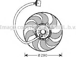 Prasco VW7520 - Ventilators, Motora dzesēšanas sistēma ps1.lv