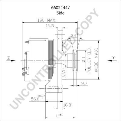 Prestolite Electric 66021447 - Ģenerators ps1.lv