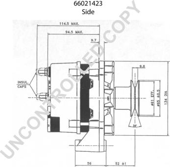 Prestolite Electric 66021423 - Ģenerators ps1.lv