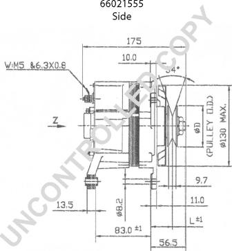 Prestolite Electric 66021555 - Ģenerators ps1.lv