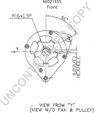 Prestolite Electric 66021555 - Ģenerators ps1.lv