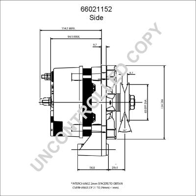 Prestolite Electric 66021152 - Ģenerators ps1.lv