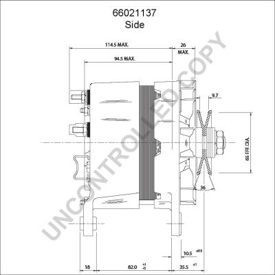 Prestolite Electric 66021137 - Ģenerators ps1.lv