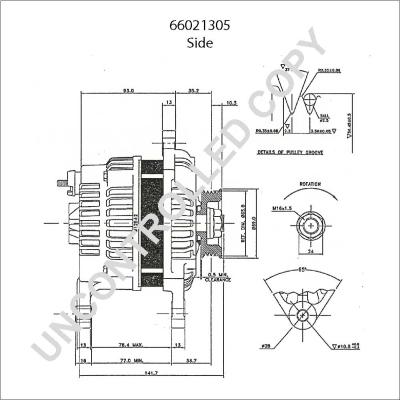 Prestolite Electric 66021305 - Ģenerators ps1.lv