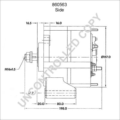 Prestolite Electric 860563 - Ģenerators ps1.lv