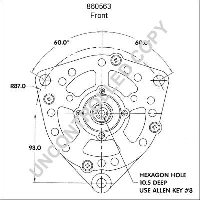 Prestolite Electric 860563 - Ģenerators ps1.lv