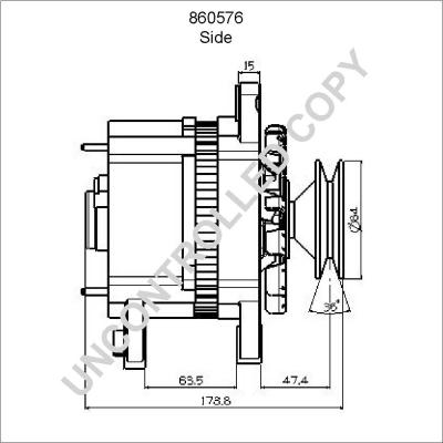 Prestolite Electric 860576 - Ģenerators ps1.lv