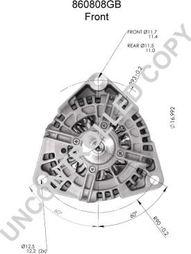 Prestolite Electric 860808GB - Ģenerators ps1.lv