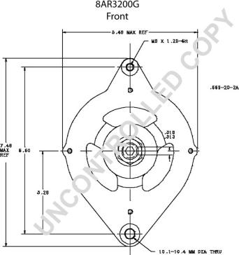 Prestolite Electric 8AR3200G - Ģenerators ps1.lv