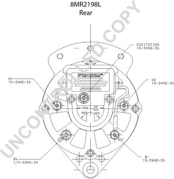 Prestolite Electric 8MR2198L - Ģenerators ps1.lv