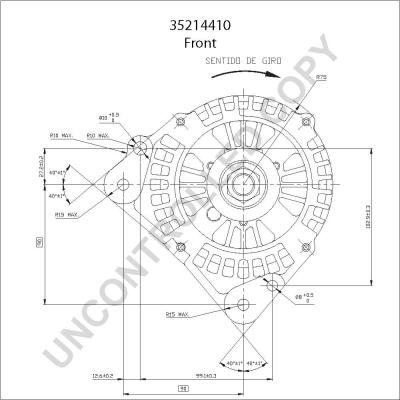 Prestolite Electric 35214410 - Ģenerators ps1.lv