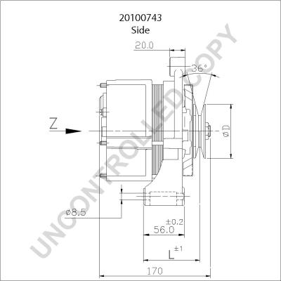 Prestolite Electric 20100743 - Ģenerators ps1.lv