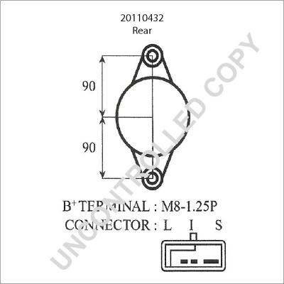 Prestolite Electric 20110432 - Ģenerators ps1.lv