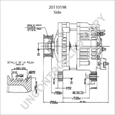 Prestolite Electric 20110198 - Ģenerators ps1.lv