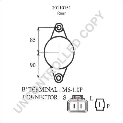 Prestolite Electric 20110151 - Ģenerators ps1.lv