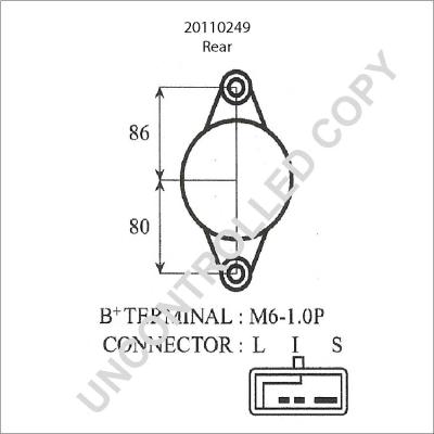 Prestolite Electric 20110249 - Ģenerators ps1.lv