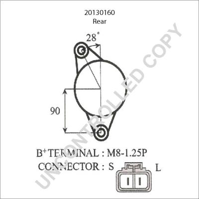 Prestolite Electric 20130160 - Ģenerators ps1.lv