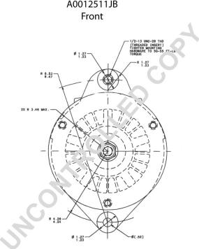 Prestolite Electric A0012511JB - Ģenerators ps1.lv