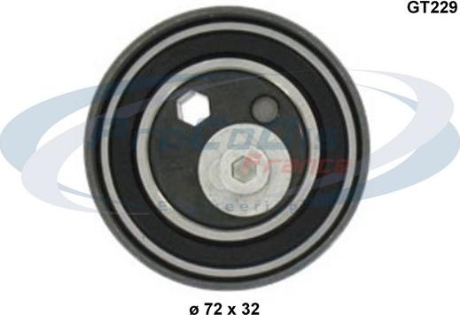 Procodis France GT229 - Spriegotājrullītis, Gāzu sadales mehānisma piedziņas siksna ps1.lv