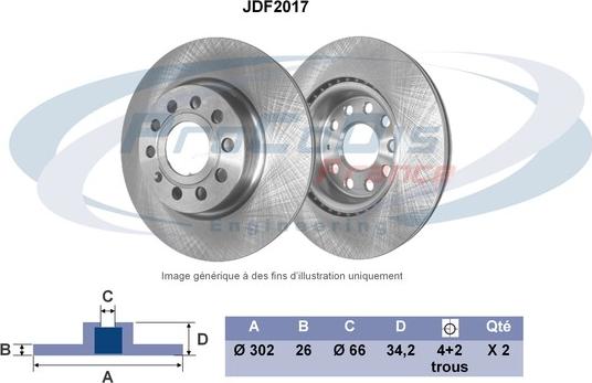 Procodis France JDF2017 - Bremžu diski ps1.lv