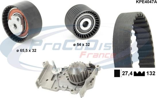 Procodis France KPE4047A - Ūdenssūknis + Zobsiksnas komplekts ps1.lv