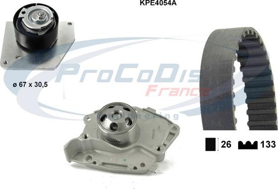 Procodis France KPE4054A - Ūdenssūknis + Zobsiksnas komplekts ps1.lv