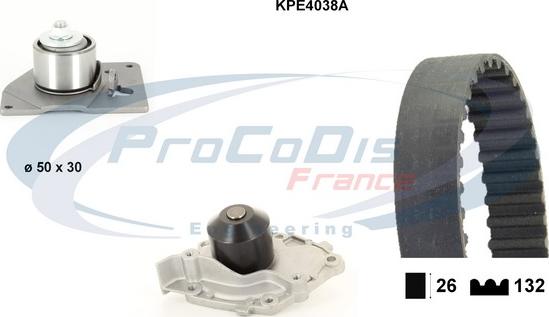 Procodis France KPE4038A - Ūdenssūknis + Zobsiksnas komplekts ps1.lv