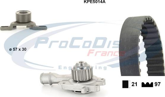 Procodis France KPE5014A - Ūdenssūknis + Zobsiksnas komplekts ps1.lv