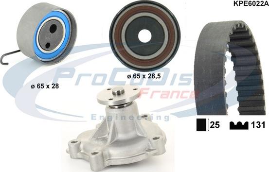 Procodis France KPE6022A - Ūdenssūknis + Zobsiksnas komplekts ps1.lv