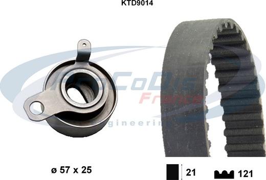 Procodis France KTD9014 - Zobsiksnas komplekts ps1.lv