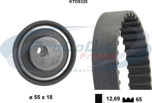 Procodis France KTD9325 - Zobsiksnas komplekts ps1.lv