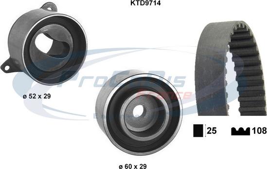 Procodis France KTD9714 - Zobsiksnas komplekts ps1.lv