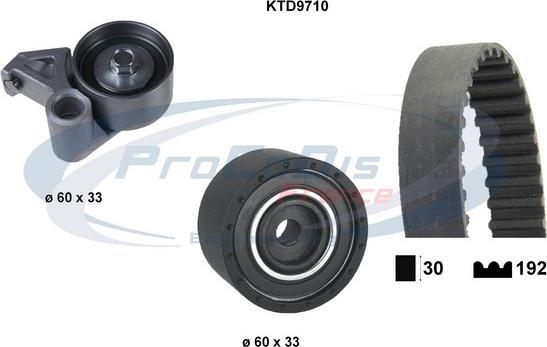 Procodis France KTD9710 - Zobsiksnas komplekts ps1.lv