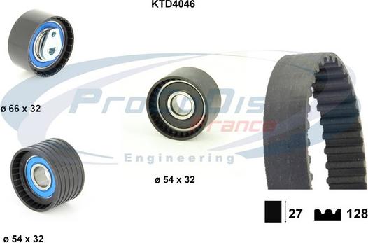 Procodis France KTD4046 - Zobsiksnas komplekts ps1.lv