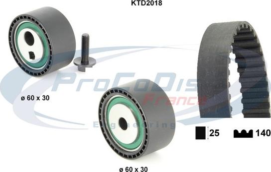 Procodis France KTD2018 - Zobsiksnas komplekts ps1.lv