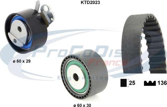 Procodis France KTD2023 - Zobsiksnas komplekts ps1.lv