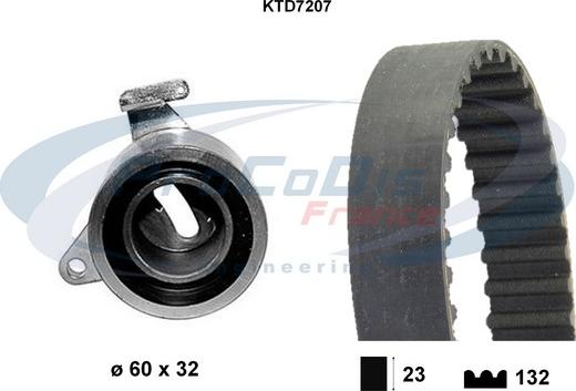 Procodis France KTD7207 - Zobsiksnas komplekts ps1.lv