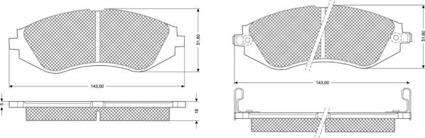 Procodis France PF1180 - Bremžu uzliku kompl., Disku bremzes ps1.lv