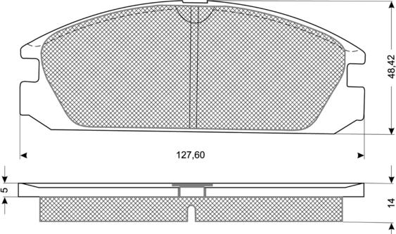 TOMEX brakes TX 11-36 - Bremžu uzliku kompl., Disku bremzes ps1.lv