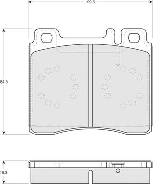 HELLA PAGID 355007551 - Bremžu uzliku kompl., Disku bremzes ps1.lv