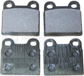 Professional Parts 51343230 - Bremžu uzliku kompl., Disku bremzes ps1.lv