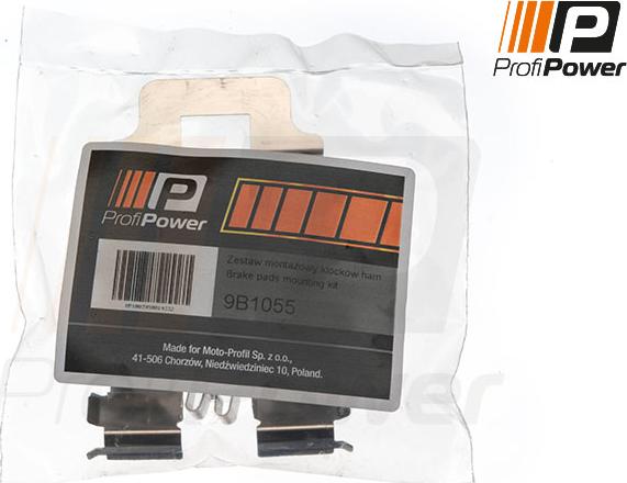 ProfiPower 9B1055 - Piederumu komplekts, Disku bremžu uzlikas ps1.lv
