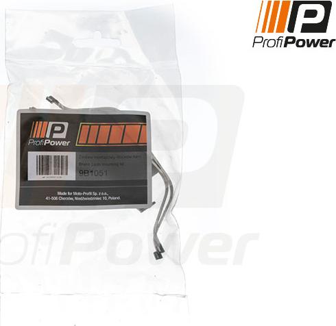 ProfiPower 9B1051 - Piederumu komplekts, Disku bremžu uzlikas ps1.lv