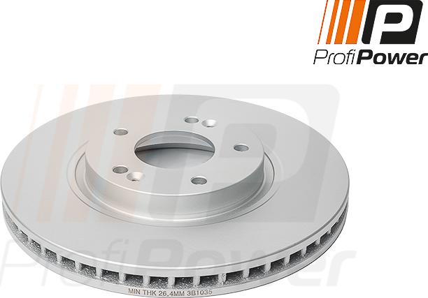ProfiPower 3B1035 - Bremžu diski ps1.lv