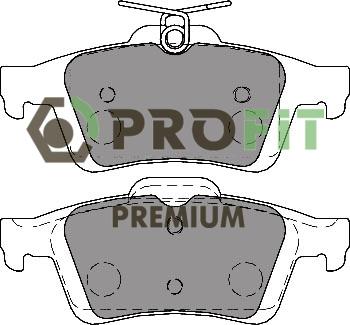 Profit 5005-1931 - Bremžu uzliku kompl., Disku bremzes ps1.lv