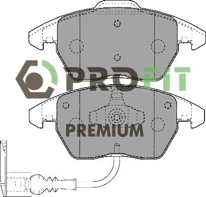 Profit 5005-1641 - Bremžu uzliku kompl., Disku bremzes ps1.lv