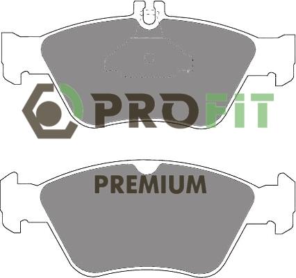 Profit 5005-1049 - Bremžu uzliku kompl., Disku bremzes ps1.lv