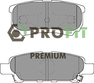 Profit 5005-1839 - Bremžu uzliku kompl., Disku bremzes ps1.lv