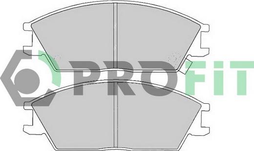 Profit 5000-0435 C - Bremžu uzliku kompl., Disku bremzes ps1.lv