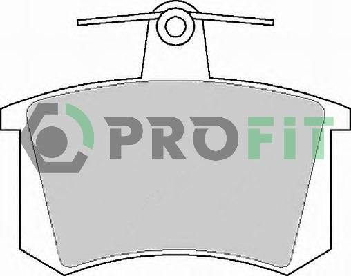 Profit 5000-0222 - Bremžu uzliku kompl., Disku bremzes ps1.lv